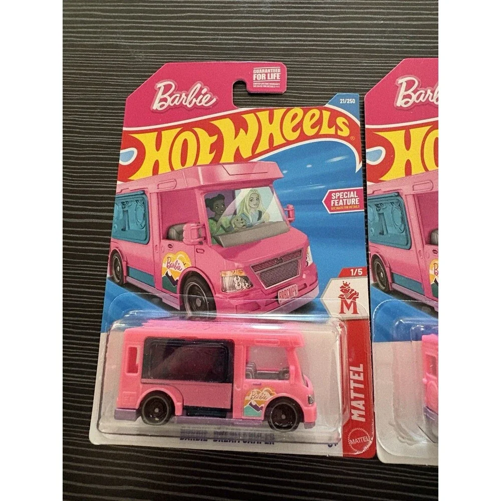2025 Hot Wheels~Barbie Dream Camper~pink~Lot Of 2